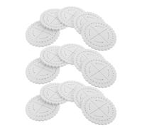Sewroro 15Pcs Round Kumihimo Braiding Disk 32 Slots 15X15Cm DIY Bracelet Maker Tool for String and Wire Weaving, Portable Craft Braid Practice Board for Handmade Jewelry