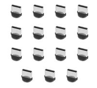 Sewroro 15pcs USB Type-c Magnetic Adapter Tips with 360-degree Rotating Aluminum Heads 3a Fast Charging Magnetic USB Cable Connector Random Random Color