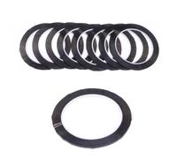 Sewroro 16pcs Black Tape Pet Self-adhesive Grid Marking Tape for Whiteboard and Plastic, Works on Surfaces, Cut to Length, Distinguishing Things, Marking Line Charts
