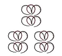 Sewroro 18 Pcs Velvet Wave Beaded Headband for Women with Non-slip U-shaped Metal Frame, Gentle Comfort and Voluminous Wave Design, for Everyday Hair Styling and Face Washing