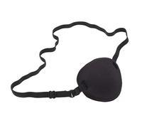 Sewroro 1pc Pirate Eye Patch Black One Eye Patch Adjustable Captain Eye 3D Single Eye Patch for Halloween Pirate Theme Party Favors