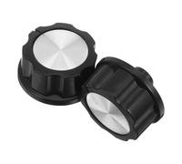 Sewroro 2 pcs Oven Control Knob Replacement Air Fryer Timer Knob and Stove Timer Switch Kitchen Appliance Accessory for BBQ Grill Cooking Control and Home Use