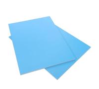 Sewroro 2 Sheets Blue Engraving Board for Students Craft Paper for DIY Art Projects Printmaking with White Backing for Clear Visibility and Versatile Educational Use