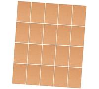 Sewroro 200Pcs Blank Kraft Paper Cards Thickened DIY Postcards Message Note Cards for Greeting Writing Drawing Crafting Suitable for Students Writers and Creative Projects
