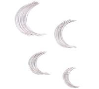 Sewroro 200pcs Curved C Type Hand Sewing Needles Big Eye Weaving Needles Set 2-3.5 Sizes for DIY Sewing and Clothing Repair