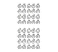 Sewroro 200pcs Halloween Pumpkin Pendant Alloy Charms Antique Silver Hollow Smiling DIY Jewelry Making Accessories for Necklace Bracelet