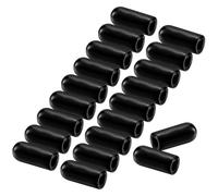Sewroro 20pcs Airbrush Bottle Caps Replacement Nozzle Plastic Fitting Airbrush Jar Tips for Precise Paint Application and Clog Prevention
