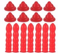 Sewroro 20Pcs Caulk Saver Caps Sealant Tip Covers Reusable Latex Caulking Tube Sealer Caps for Preserving and Sealing Open Caulk Tubes in DIY and Construction Use