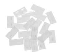 Sewroro 20pcs Clear Self Adhesive Cable Clips Wire Holders Strong Sticky Cord Organizers for Desk Wall Car PC Flexible Wire Management for Indoor Outdoor Use