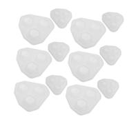 Sewroro 20PCS Diamond Shaped Silicone Resin Art Molds for Jewelry Making Durable Flexible Epoxy Casting Molds for DIY Pendants Decorative Beads Craft Supplies