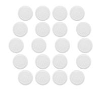 Sewroro 20pcs Eyelash Grafting Holder False Lash Glue Plates White Abs Material Prevent Losing False Eyelashes Hold Pigments for Novices and Makeup Artists Salon Use