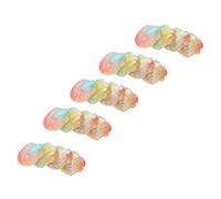 Sewroro 20Pcs Gradient Color Shell Charms DIY Phone Case Decorations Lightweight Creative Craft Adornments for Scrapbooking Refrigerator Magnets and Gifts Random Color