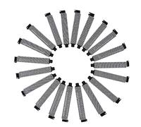 Sewroro 20PCS Metal Mesh Pci Cooling Fan Blanking Plates for Computer Chassis Black Ventilation Covers for Atx Matx Cases Dustproof Heat Dissipation Slot Shields Easy to Install and Clean