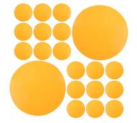 Sewroro 20pcs Orange Self Adhesive Warm Light Filter Circles for Photo Studio Strobe and Headlight, Pet Material, Easy Installation, for Photography Setups and Dining Rooms