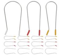 Sewroro 24pcs Hair Curling Clips for Styling with Heat-resistant Materials and Stainless Steel, U Shaped Heated Roller Clips for Quick Morning Routines and Glamorous Events, Safe