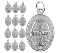 Sewroro 24pcs Strong Charms DIY Pendant Jewelry Making with Tops for Necklace Crafting Gift Decorations
