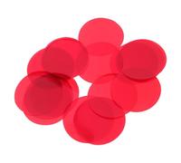 Sewroro 25pcs Red Peel and Stick Lighting Filter for LED Ceiling Spotlight and Video Light, Pet Material with Soft Glow Diffusion and Removable Design, for Unique Decorative Corners