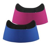 Sewroro 2pcs Adjustable Neoprene Swim Ear Headband for Swimmers with Hook and Loop Fastener, Firmly Fixed on Head to Prevent Water from Entering Ears, for Bathing and Swimming