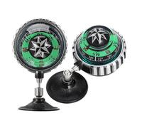 Sewroro 2pcs Car Compass Ball, Dash Mount Navigation Compass, Abs Dial, Easy to Read, Suction Cup, for Car and Boat, Auto Interior, Long Trips