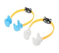 Sewroro 2PCS Cartoon Thumbs Up Mobile Phone Stands Decorative Phone Holders Practical Tabletop Cellphone Racks for Movie Watching and Desktop Use