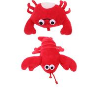 Sewroro 2pcs Cute Lobster and Crab Brooches with Realistic Design, Made of Cotton, Cloth and Metal, Comfortable to Wear, for Clothing, Shirts, Hats, and Backpacks