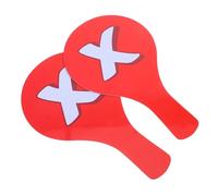 Sewroro 2pcs Double-sided Classroom Voting Paddles Plastic True False Response Boards for Teachers Students Quick Interactive Learning Tools