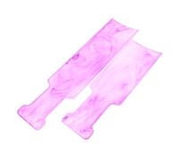 Sewroro 2Pcs Hair Coloring Highlighting Boards Marble Pattern Hairdressing Tool Set Large Medium Size for Salon and Home Hair Dye Application