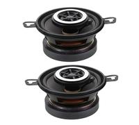 Sewroro 2pcs Hifi Coaxial Car Speakers Mini Tweeters for Electric Air Horn Replacement High Efficiency Audio Enhancer Compatible with Vehicle Horn Systems