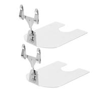 Sewroro 2pcs Metal Business Card Holders Compact Vertical Card Stands for Desk Organization High Hardness Display Stands for Office and Business Partners Gifts