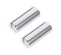 Sewroro 2pcs Metal Price Label Holders for Retail and Bakery Copper Tag Clamps in Silver and Black Stable Display Rack for Merchandise and Market Signs