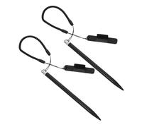 Sewroro 2pcs Metal Resistive Stylus Pens with Lost Lanyard and Pen Holder for Car Navigation Pos Tax Printer Touchscreen Devices Lightweight Ergonomic Design for Industrial Use