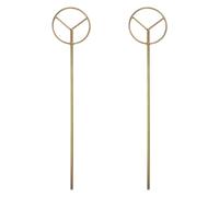 Sewroro 2pcs Paint Mixer Drill Bit Paint Stirrer Steel Khaki and Mud Suitable for Drills Home Renovation and Construction Projects
