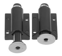 Sewroro 2pcs Push to Open Cabinet Door Latches Magnetic Rebounding Lock for Wardrobes Wear-Resistant Design with Rounded Edges for Cabinets Dressers Bookcases