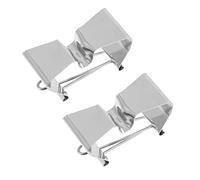 Sewroro 2Pcs Stainless Steel Wet Canvas Clips for Oil Painting Frame Separation Durable Non Holders Suitable for Artists Beginners and Various Canvas