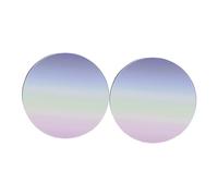 Sewroro 2PCS Ultra-Thin Travel Loose Powder Boxes Elastic Mesh Sifter and Flip Cover, Portable 5G Cosmetic Powder Cases Puff for Makeup Setting