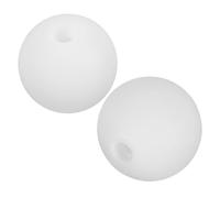 Sewroro 2pcs White Acrylic Round Globe Lamp Shades Milky Light Globes for Table and Floor Lamps Replacement Covers for Ceiling Fixtures Stylish Modern Home Decor