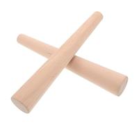 Sewroro 2pcs Wooden Sauerkraut Kimchi Tamper Stick for Mason Jar Fermentation Vegetable Fermentation Tool Made of Wood 11.79 Inch Length Beige Colour Avoids Metallic Interference