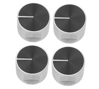 Sewroro 2sets Gas Stove Knobs Universal Metal Control Knobs for Tabletop Cooktop Replacement Parts 8mm Aperture Compatible Natural and Liquefied Gas
