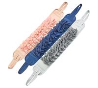 Sewroro 3 Pcs Dual-Sided Back Scrubber for Shower with Exfoliating Strap, Bath Washing Scrubber for Deep Cleansing and Massage, Portable Bathing Back Cleaner Set (Pink, Grey, Blue)