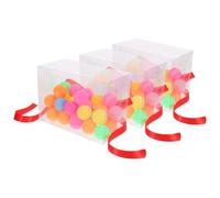 Sewroro 3 Sets Pong Game Party Supplies with 20 Ping Pong Balls and Straps, Fun Group Table Game for Birthday Parties, Bridal Showers, and Family Gatherings