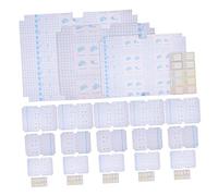 Sewroro 30pcs Clear Book Covers Self Adhesive Protective Textbook Covers for Students Transparent Soft Plastic Film Sleeve for Notebooks Exercise Books