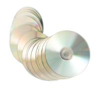 Sewroro 30pcs Double Side Reflective DIY Discs for Garden Ornament Crafting Plastic Abandoned Disc Decorations to Keep Birds Away Portable and Rust-resistant