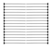 Sewroro 30pcs Plastic Fasteners for Clothing and Dresses, Easy to Disassemble and Replace, Needle-Free Quick Fix Buttons Suitable for Sewing and Craft Projects