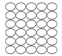 Sewroro 30pcs Rubber Drive Belts Replacement for Cassette Tape Recorder Vcr Dvd Player 44mm Width Rubber Belts for Audio Equipment Maintenance and Repair