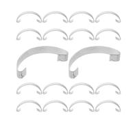 Sewroro 30pcs Steel Poultry Cage Door Hooks 40mm Metal Tension Spring, Fixed Wire Cage Accessories for Chicken, Duck, Goose Coops and Rabbit Habitats