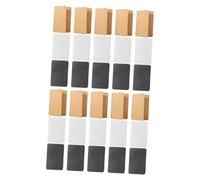 Sewroro 30Pcs Vintage Style Blank DIY Greeting Cards Thick Paper for Festival Message Blessing Multi-Color Kraft White Black Cardstock for Crafting and Party Invitations