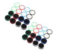 Sewroro 32pcs Glow-in-the-dark Silicone Thumbstick Caps for Anti-slip Ergonomic Joystick Grip Covers with Scratch-resistant Durability and Precision Control in Multiple Colors