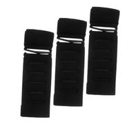 Sewroro 3pcs Adjustable Elastic Strap Extenders with Sweat Wicking Breathable Fabric Dual Purpose Back Clasp and Shoulder Strap Replacement for Sports Yoga and Daily Wear