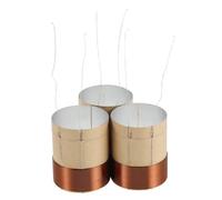 Sewroro 3pcs Copper Woofer Voice Coil Repair 25.5mm 1" Replacement Parts | 3.5ω Rating, Brown Finish, Speaker Lead Connectors, Stable Resistance and Enhanced Durability