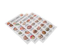 Sewroro 3pcs Diabetic Diet Chart Set with Meal Planner and Food List Visual Low Sugar Grocery Guide for Balanced Breakfast Lunch Dinner Diabetes-friendly Recipes for Stable Blood Sugar
